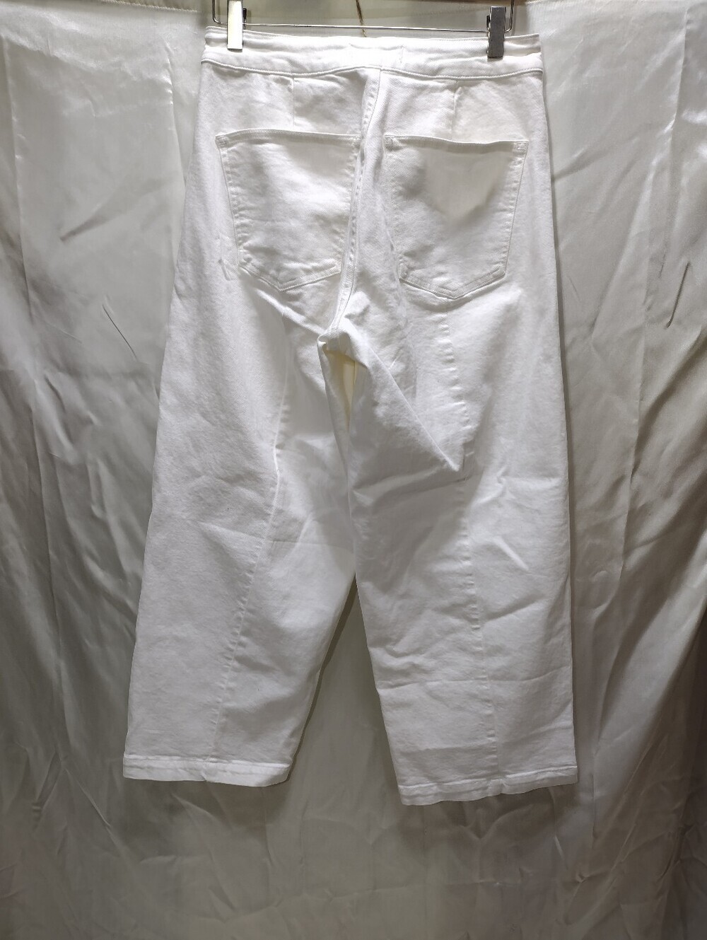 Madewell  Curvy Emmett Wide-Leg Jean in Tile White Size 28 - Picture 4 of 9